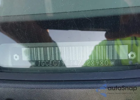 2004 Chevrolet Silverado 1500 Ls from USA, damaged, VIN 1GCEC19T14Z228980